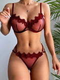 2-Piece Lazy Days Bra and G-String Set - S/M/L/XL/2XL - Wet Master