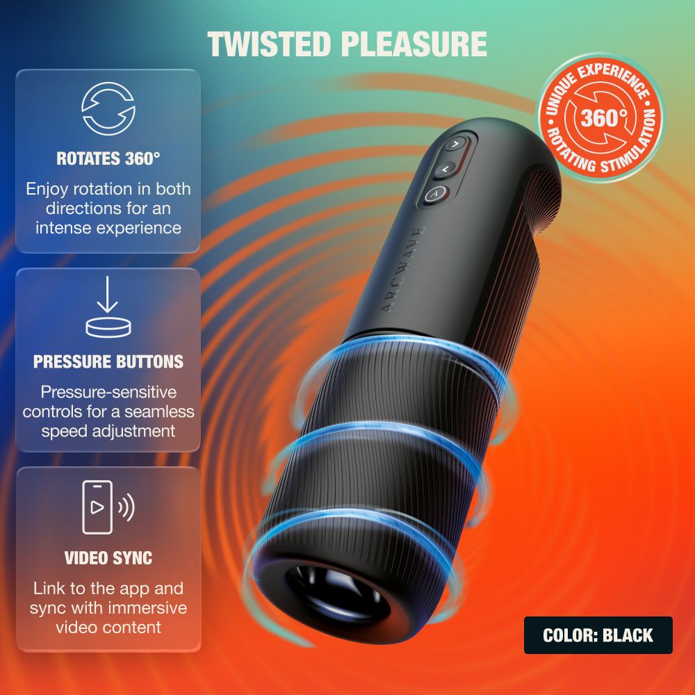 Arcwave Orbit Rotating & Thrusting Masturbator App-Controlled - Wet Master