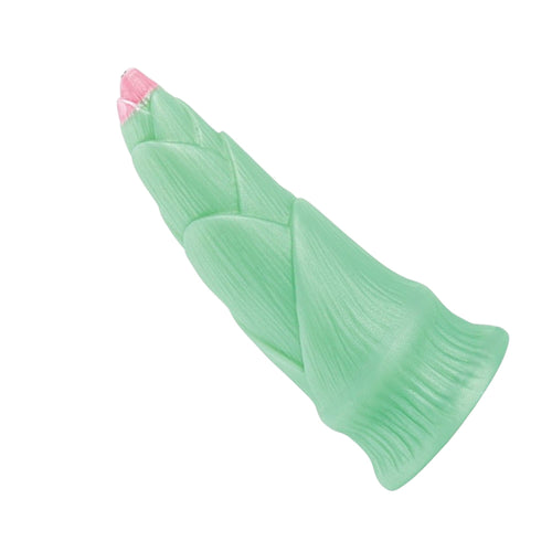 Bamboo Shoot Silicone Fantasy Dildo 7.4 Inch - Wet Master