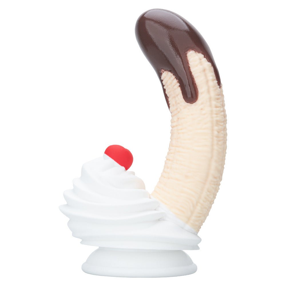 Banana Cake Silicone Dildo & Anal Plug - 3 Sizes - Wet Master