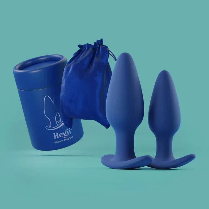 Biird Regii Silicone Anal Plugs Set 2-Pcs - Wet Master