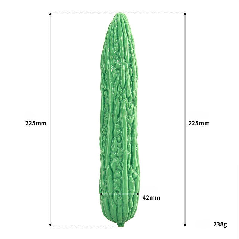 Bitter Melon Silicone Fantasy Dildo 8.8 Inch - Wet Master