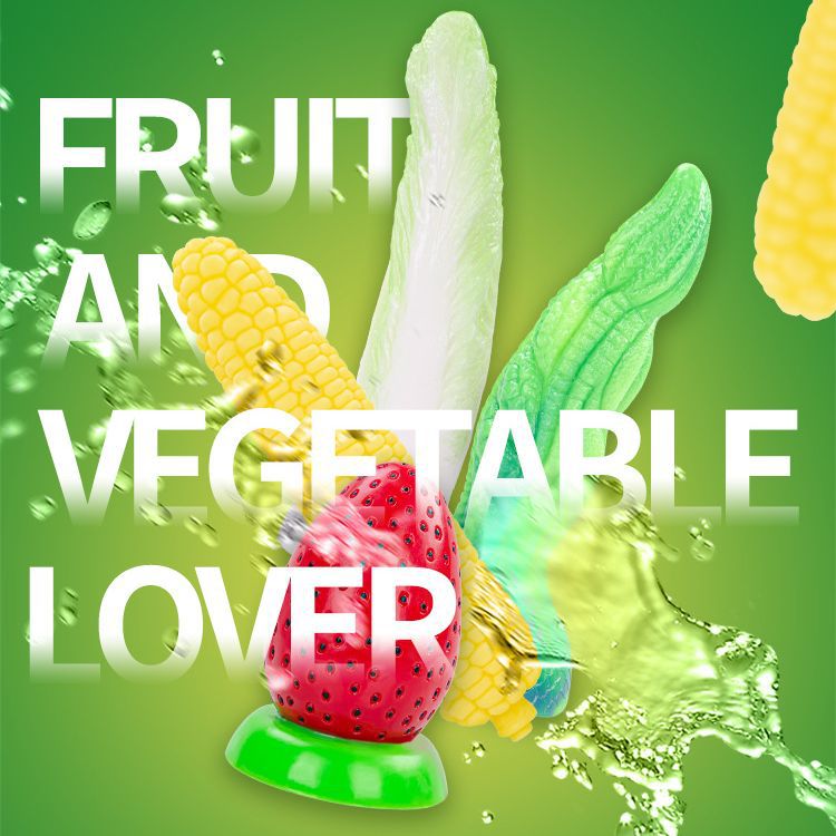Bitter Melon Silicone Fantasy Dildo 8.8 Inch - Wet Master