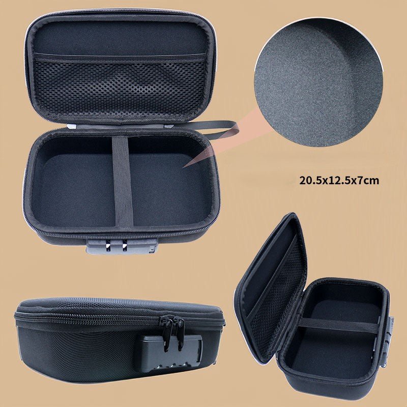 Black Discreet Lockable Sex Toy Storage Box for Vibrators, Dildos & Anal Toys - Wet Master