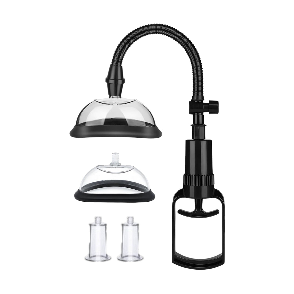 Black Vacuum Pussy & Nipple Pump Kit - Wet Master