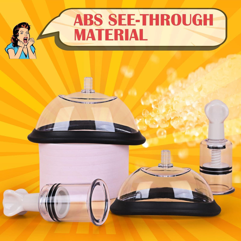 Black Vacuum Pussy & Nipple Pump Kit - Wet Master