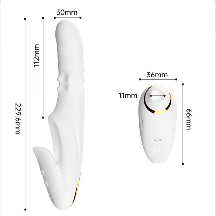Bliss Bunny Clit Sucking & G-Spot Swinging Rabbit Vibrator App-Controlled - Wet Master