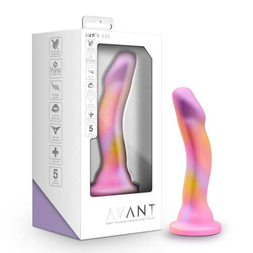 Blush Avant Artisan 7-Inch Curved P-Spot & G-Spot Dildo with Suction Cup Base - Wet Master