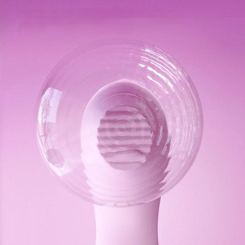 Blush Dahlia Handheld Clit Rotating Vibrator - Wet Master