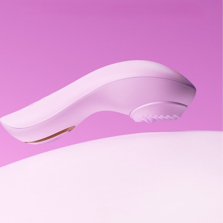 Blush Dahlia Handheld Clit Rotating Vibrator - Wet Master