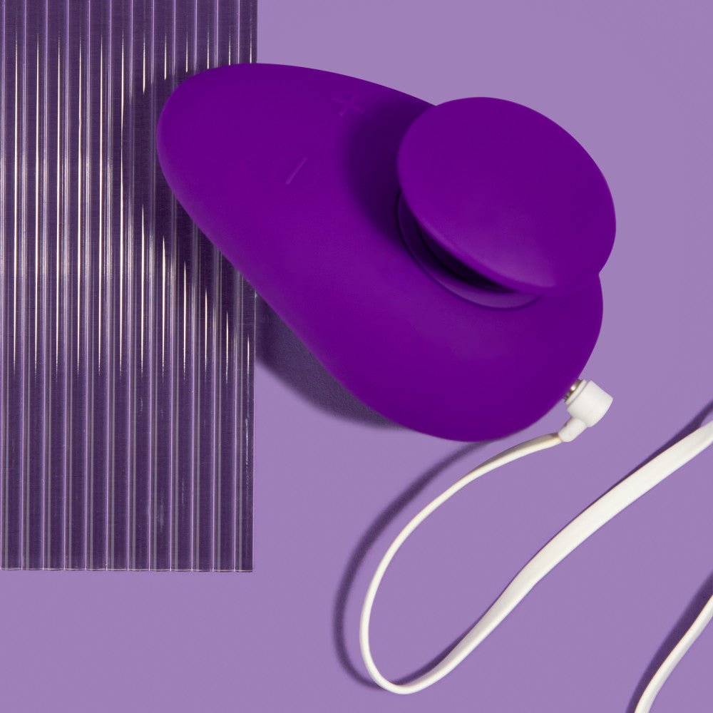 Blush Palm Sense RumbleTech Purple UltraSilk Vibrator - Wet Master