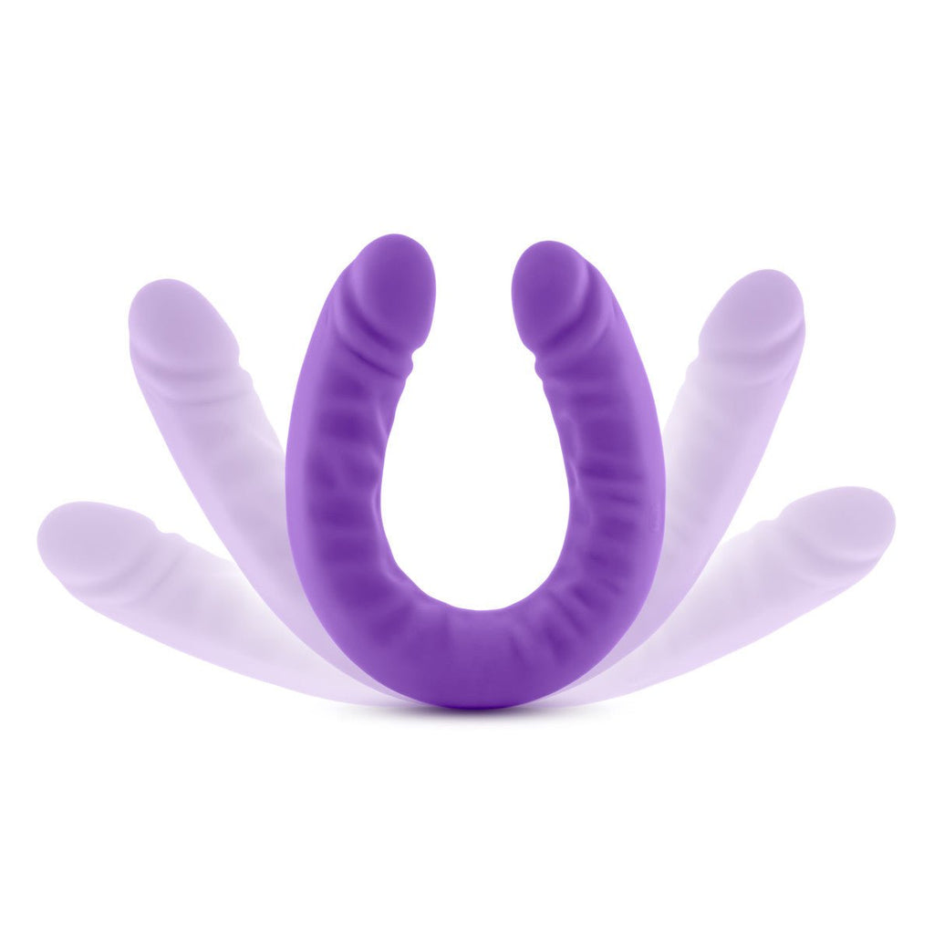 Blush Ruse 18-Inch G-Spot Purple Double Ended Dildo - Wet Master