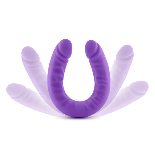 Blush Ruse 18-Inch G-Spot Purple Double Ended Dildo - Wet Master