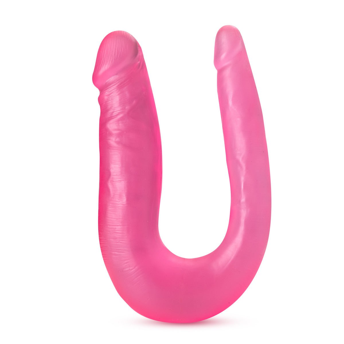 Blush U-Shaped 12.5-Inch Long Pink Double Ended Dildo - Wet Master