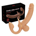Cannon Double-Ended Vibrating Realistic Dildo Strapless Strap-On - Wet Master