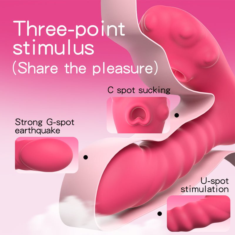 Cat Paw Clit Sucking & G-Spot Wearable Vibrator App-Controlled - Wet Master