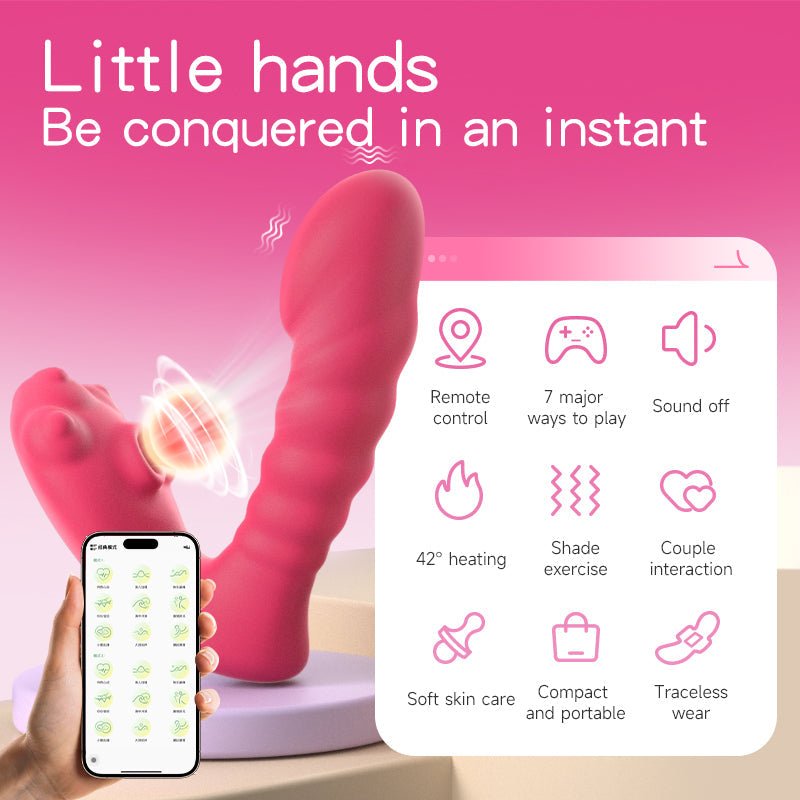 Cat Paw Clit Sucking & G-Spot Wearable Vibrator App-Controlled - Wet Master