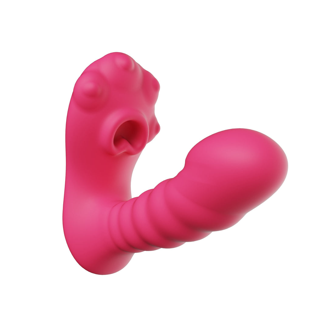 Cat Paw Clit Sucking & G-Spot Wearable Vibrator App-Controlled - Wet Master