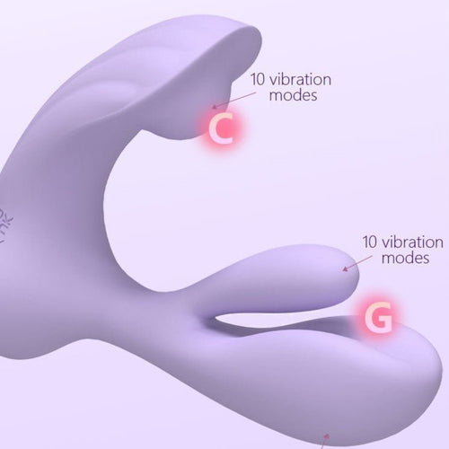 Clit & G-Spot Rotating Wearable Vibrator Remote & App Controlled - Wet Master