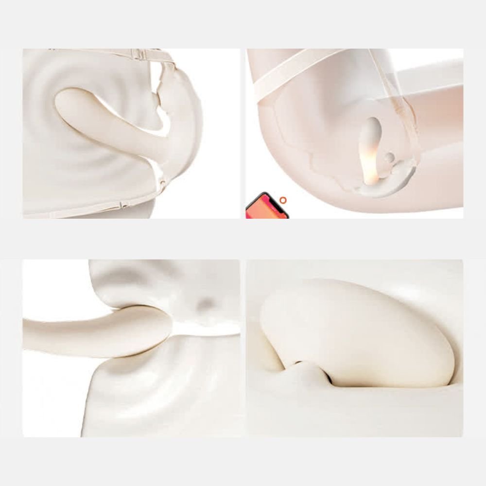 Clit Suction & G-Spot Thrusting Dual Wearable Vibrator App Controlled - Wet Master