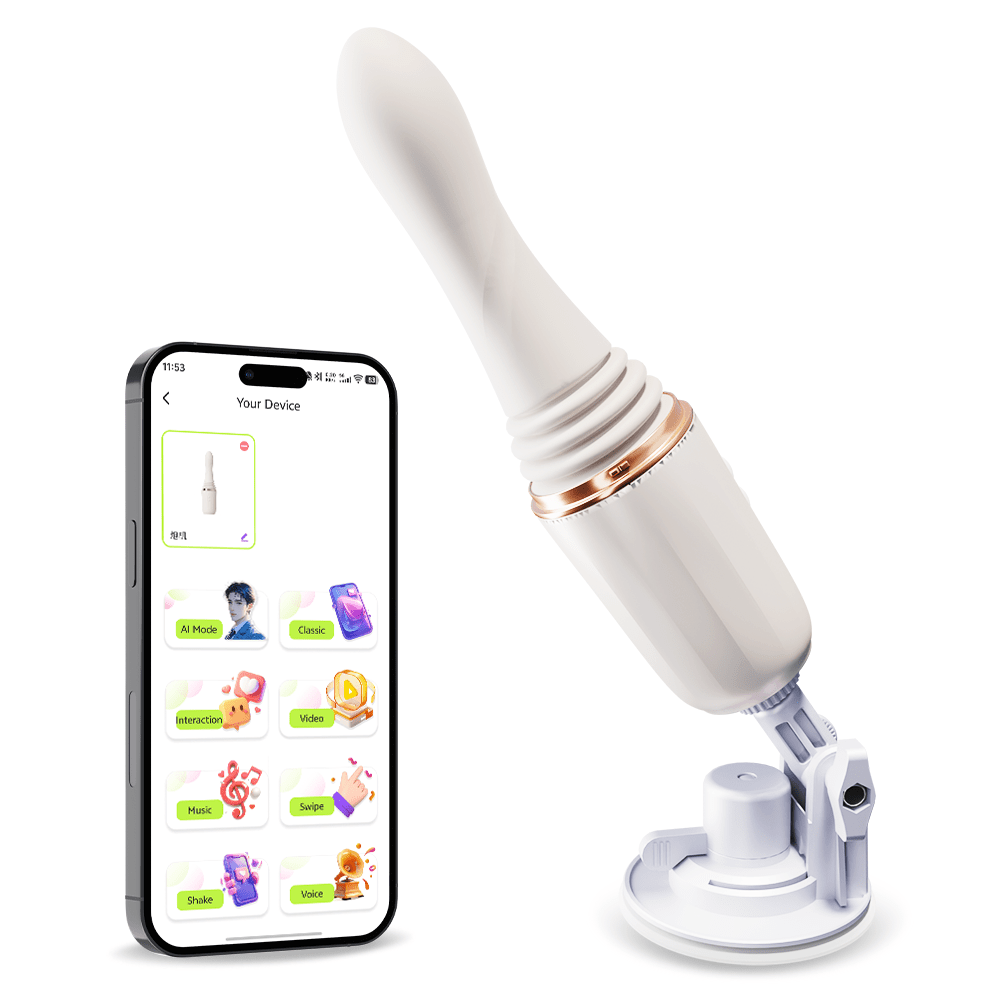 Confidant Thrusting & Heating Sex Machine with Suction Base App Controlled - Wet Master