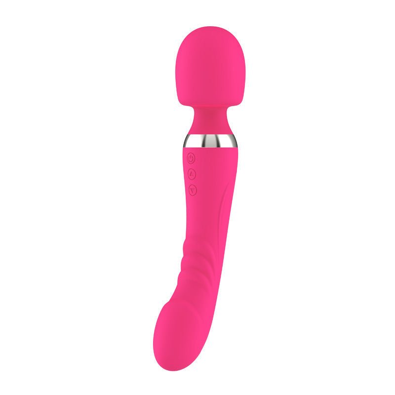 Double-Ended Clitoral & G-Spot Wand Vibrator - Wet Master