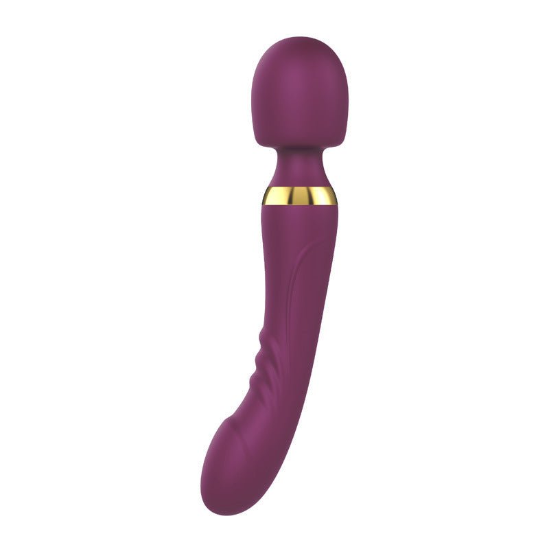 Double-Ended Clitoral & G-Spot Wand Vibrator - Wet Master