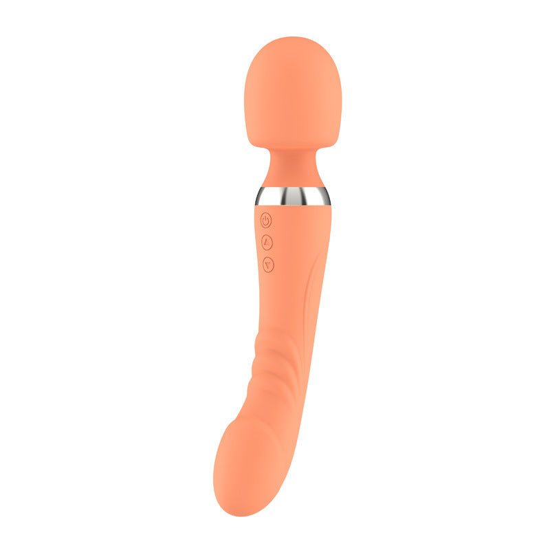 Double-Ended Clitoral & G-Spot Wand Vibrator - Wet Master