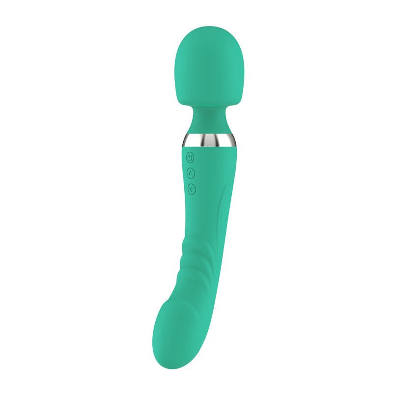 Double-Ended Clitoral & G-Spot Wand Vibrator - Wet Master