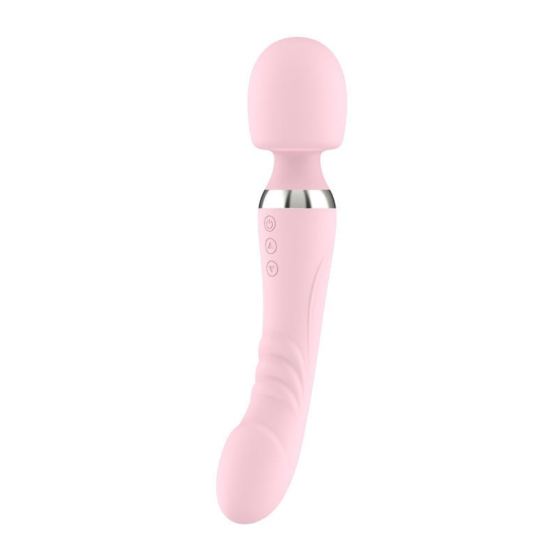 Double-Ended Clitoral & G-Spot Wand Vibrator - Wet Master