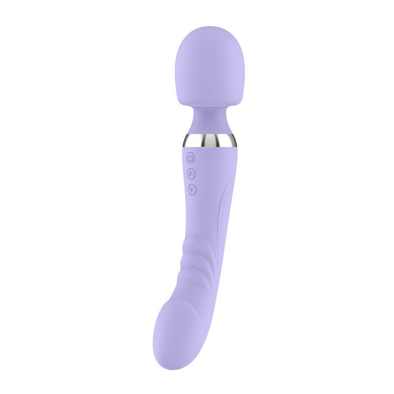 Double-Ended Clitoral & G-Spot Wand Vibrator - Wet Master