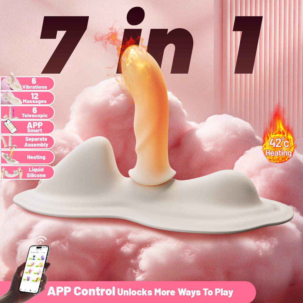 Dragon Phoenix Pad 2 Vibrating & Thrusting Sex Grinder App-Controlled - Wet Master
