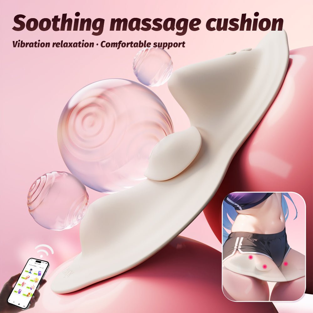 Dragon Phoenix Pad 2 Vibrating & Thrusting Sex Grinder App-Controlled - Wet Master