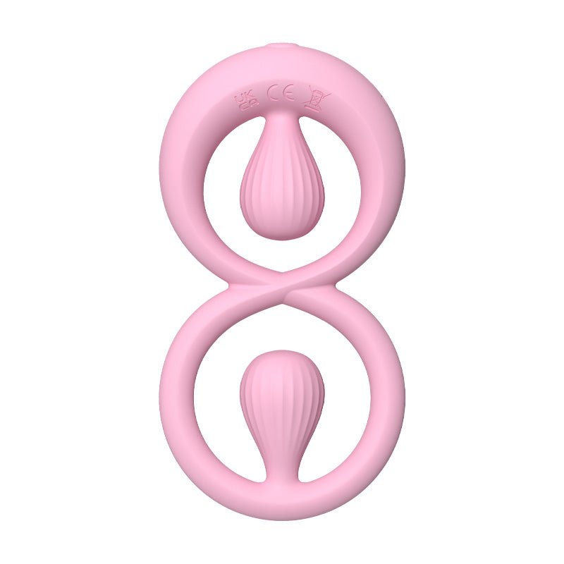 Dual Stimulation Clit Vibrating Cock Ring Remote & App Controlled - Wet Master