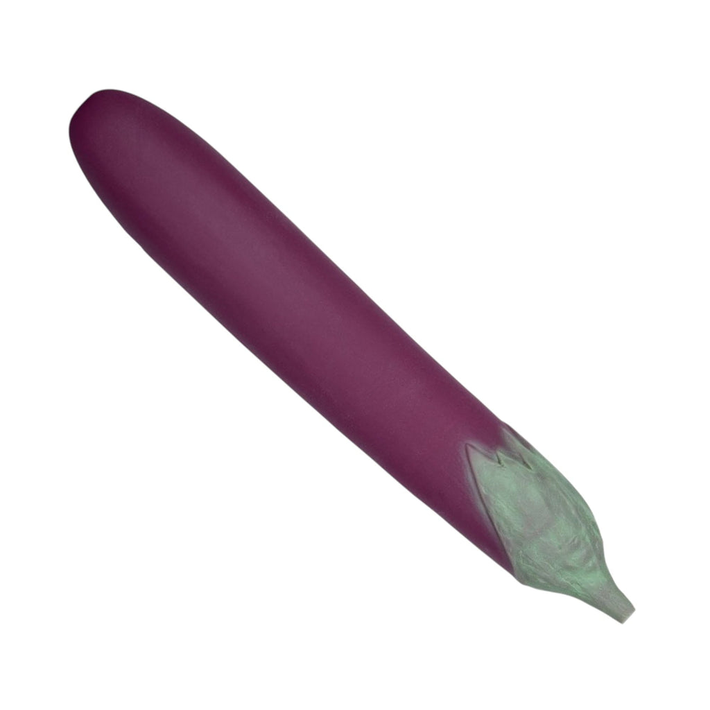 Eggplant Silicone Fantasy Dildo 10.9 Inch - Wet Master