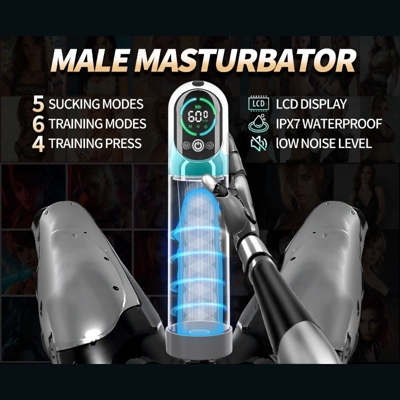 Electric Suction Penis Pump Vacuum Extender - Wet Master