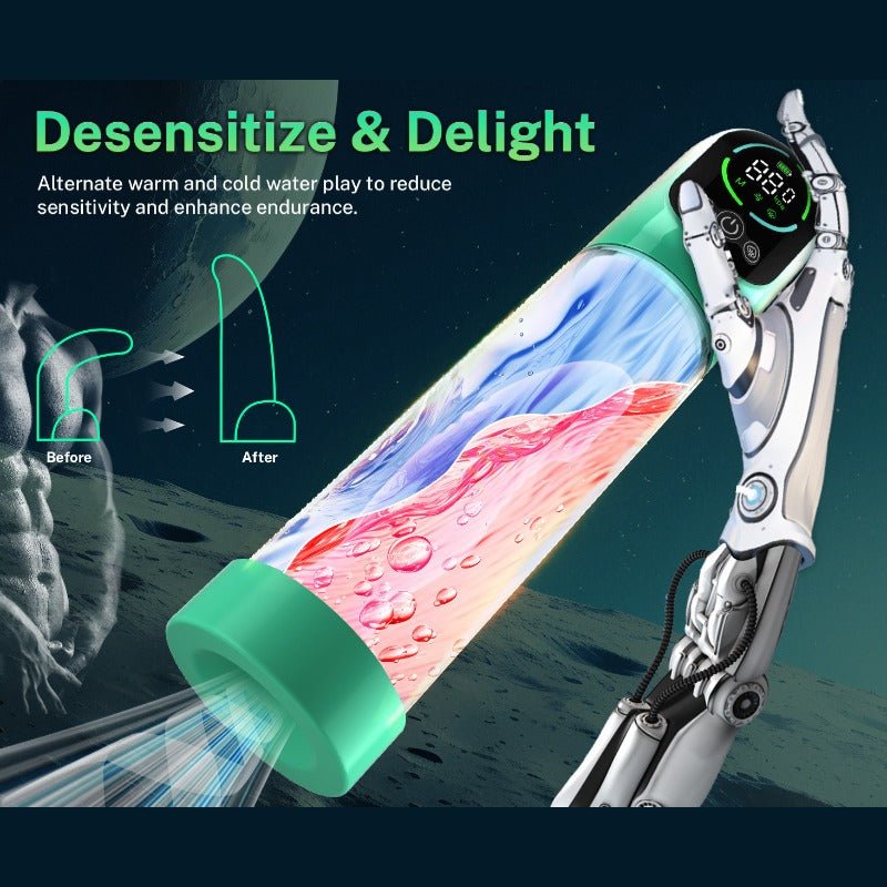 Electric Suction Penis Pump Vacuum Extender - Wet Master