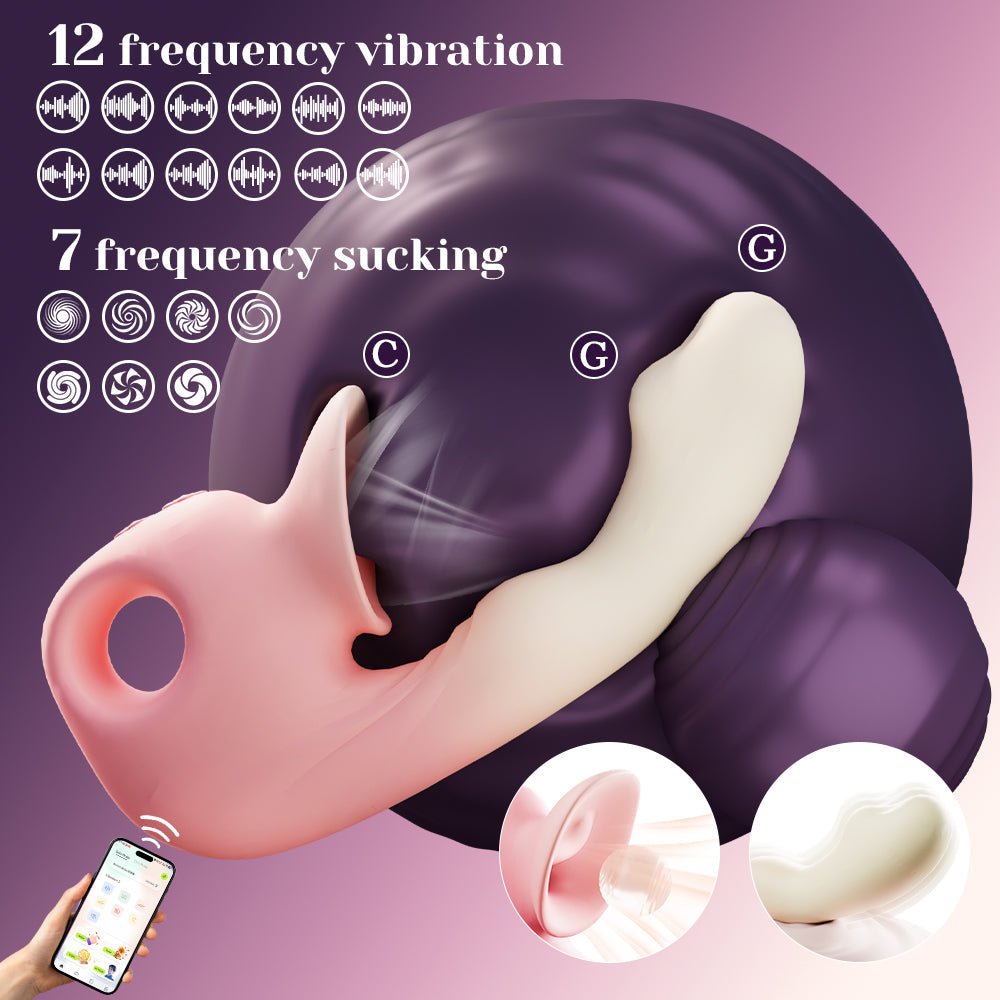 Fantasia Clit Sucking & G-Spot Vibrator App-Controlled - Wet Master