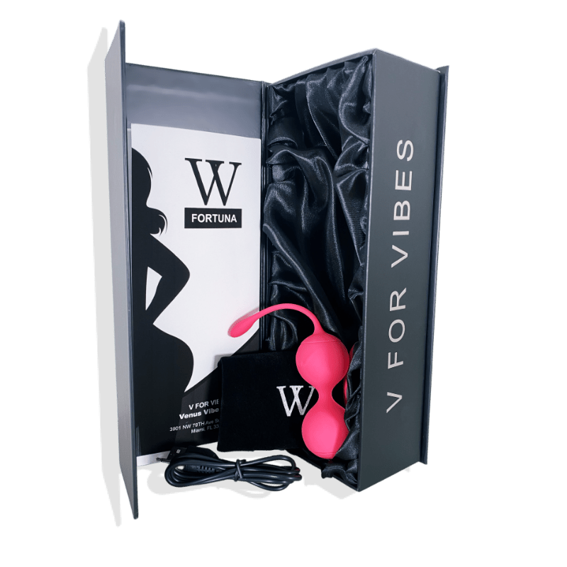 Fortuna™ Vibrating Ben Wa Balls – Rechargeable Kegel Balls - Wet Master