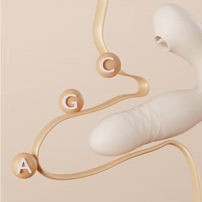 GALAKU 4-in-1 Clit Sucking & G-Spot Thrusting Wearable Vibrator App-Controlled-4