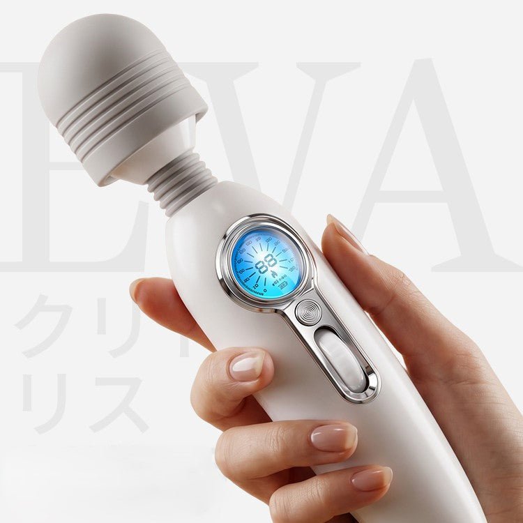 GALAKU Eva Flexible Heating AV Wand Vibrator with LED Screen - Wet Master