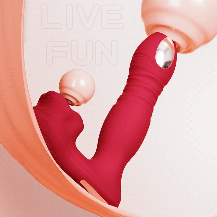 GALAKU Kiss Clit Sucking & G-Spot Electric Shock Wearable Vibrator App-Controlled - Wet Master