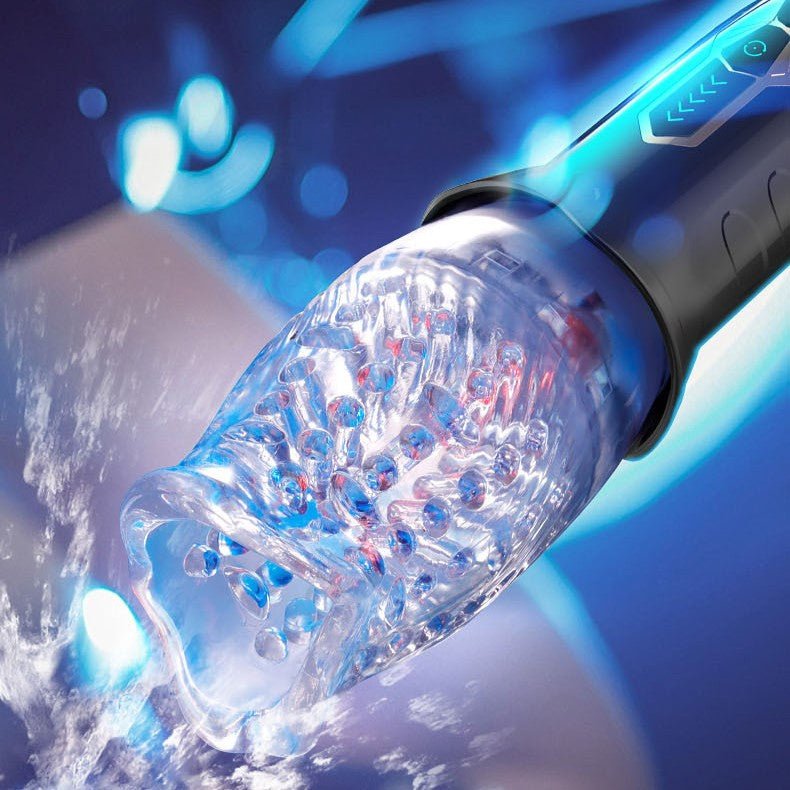 Gawk Gawk 3000 Rotating & Vibrating Male Masturbator Cup - Wet Master