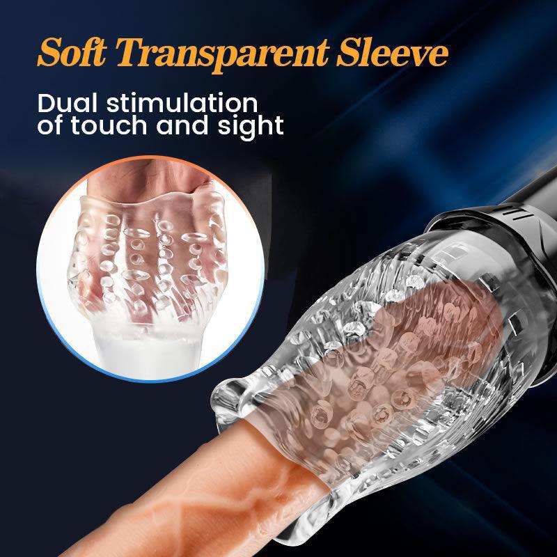 Gawk Gawk 3000 Rotating & Vibrating Male Masturbator Cup - Wet Master