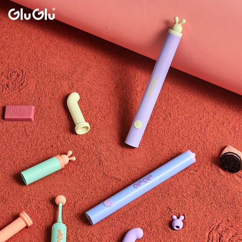 GluGlu Magic Bunny Clit & G-Spot Vibrator with 3 Replaceable Heads - Wet Master