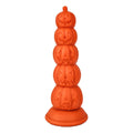 Halloween Pumpkin Silicone Dildo & Anal Plug 7.3 Inch - Wet Master
