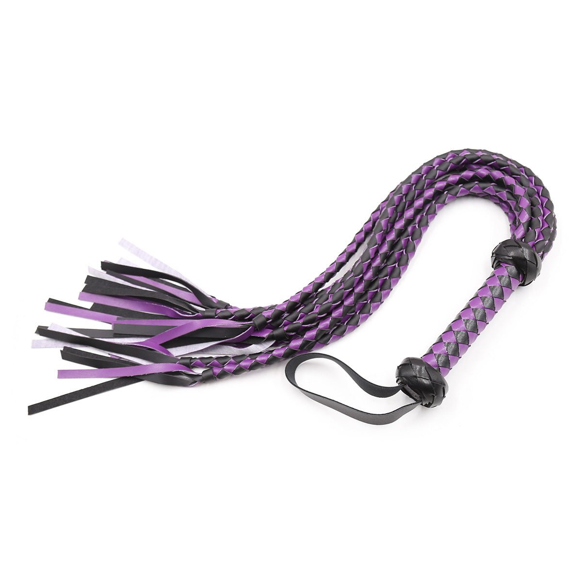 Handmade 8 Strand Leather BDSM Flogger Whip - Wet Master