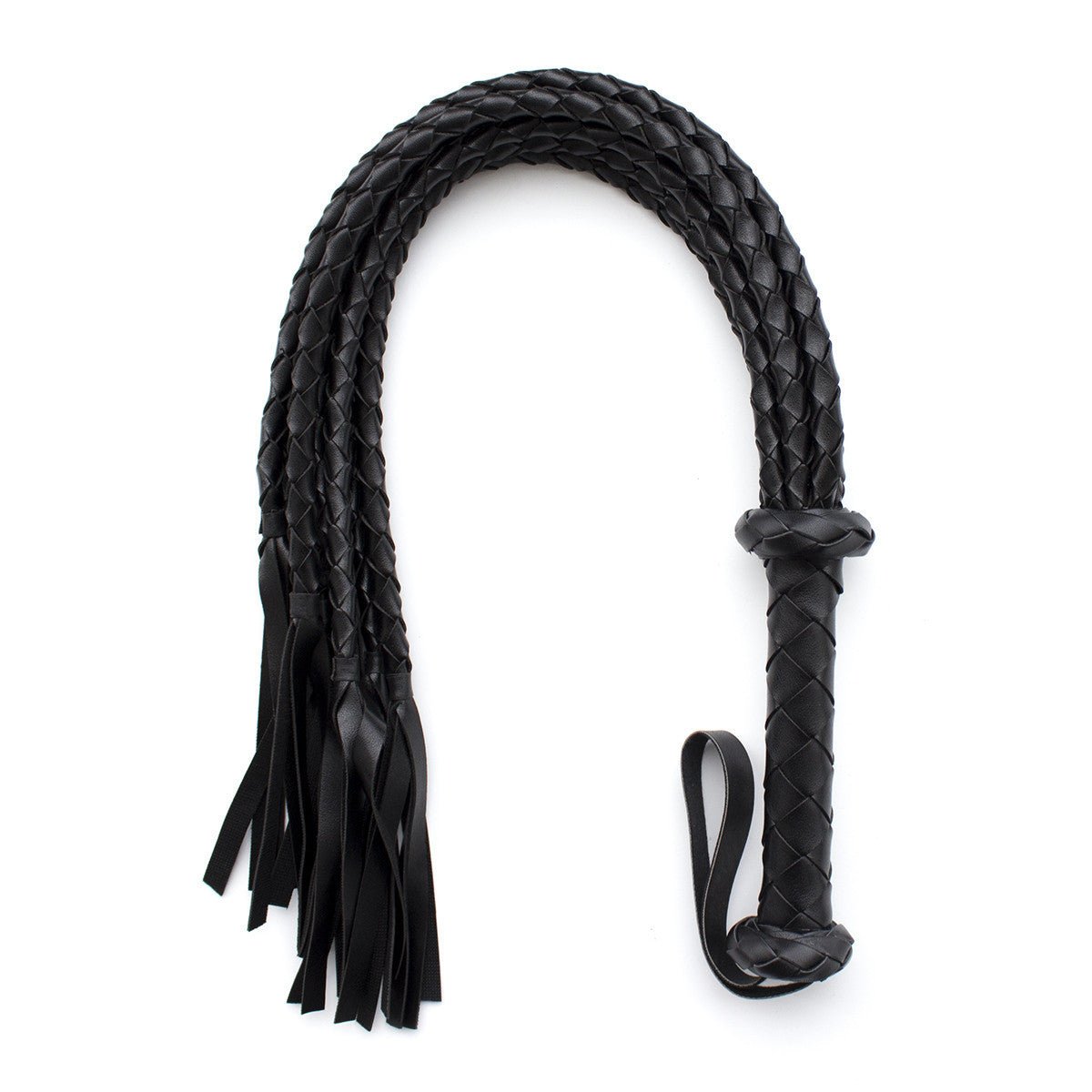 Handmade 8 Strand Leather BDSM Flogger Whip - Wet Master