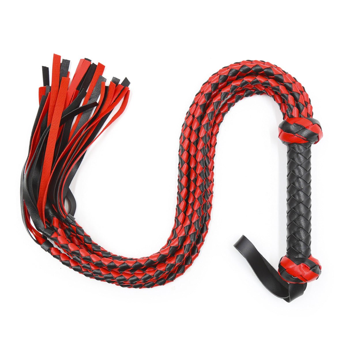 Handmade 8 Strand Leather BDSM Flogger Whip - Wet Master