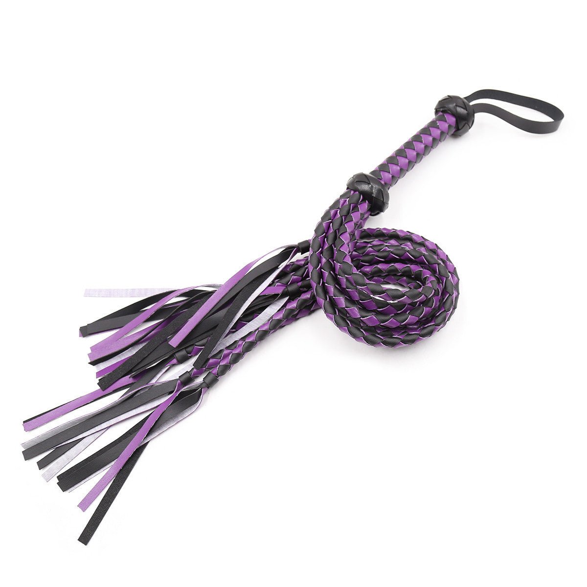 Handmade 8 Strand Leather BDSM Flogger Whip - Wet Master